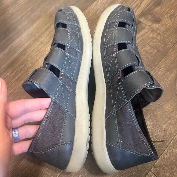 Crocs cutaway rubber sole slip on ortho size 10 loafers - Picture 4 of 5